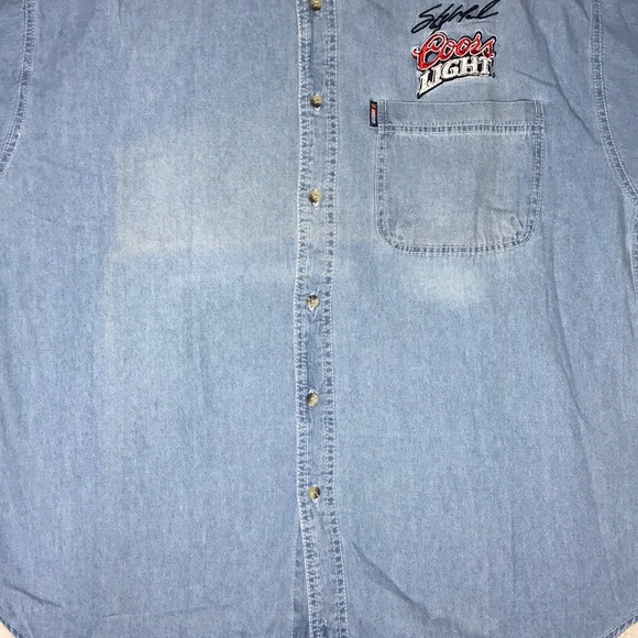 ONE LEFT! Sterling Marlin #40 Coors Light Chambray - Picture 5 of 8